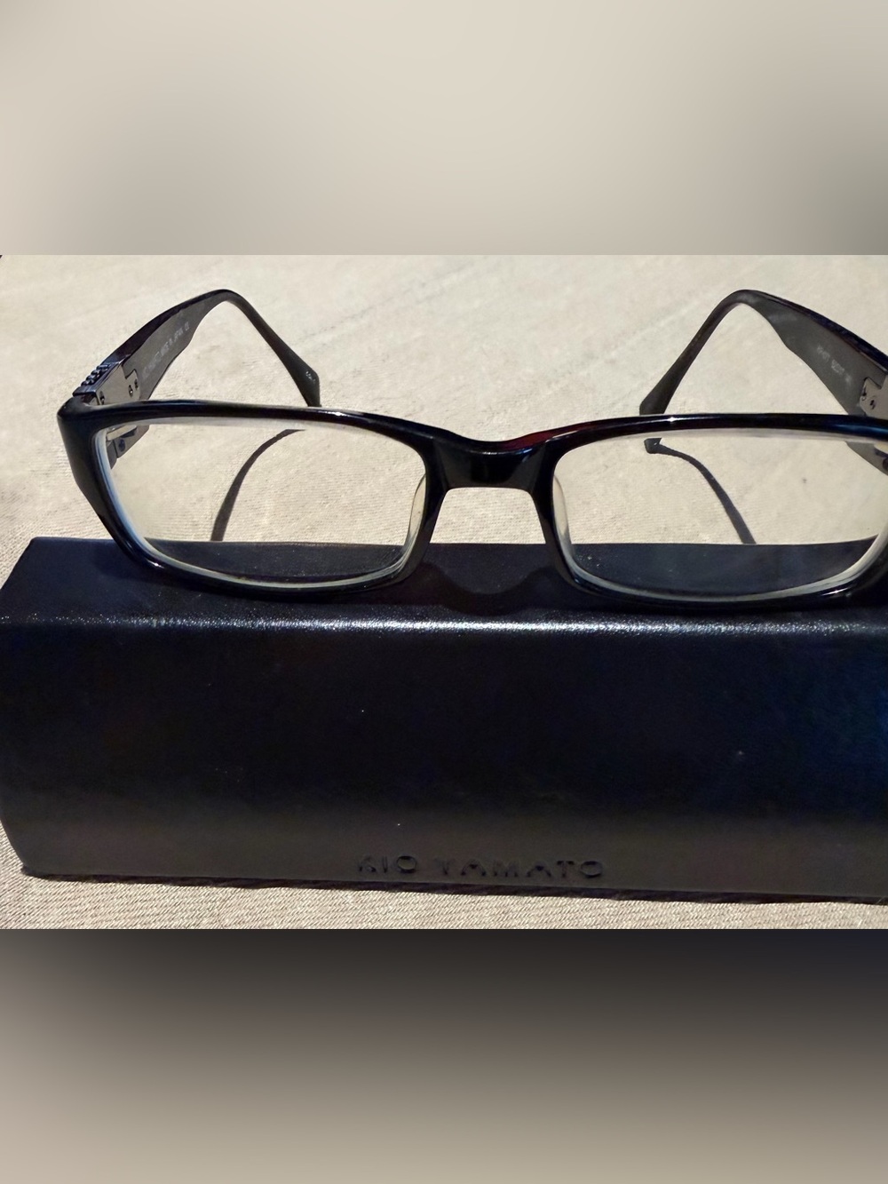 Kio Yamato Black Glass Frames